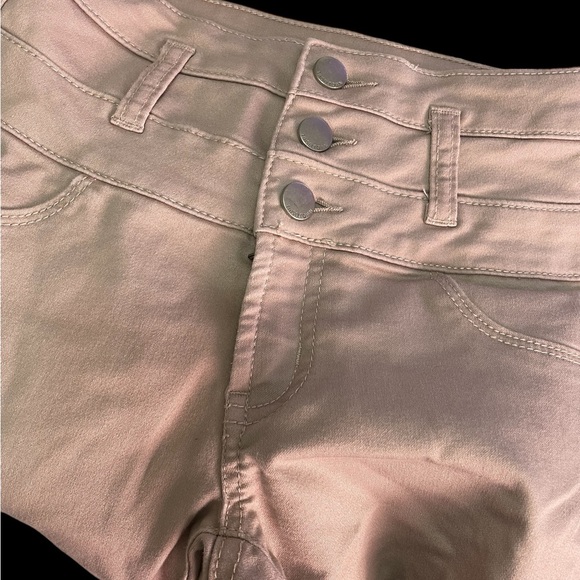 Pale Pink Three Button Jeans * Tinseltown * Size 0 - Picture 12 of 14